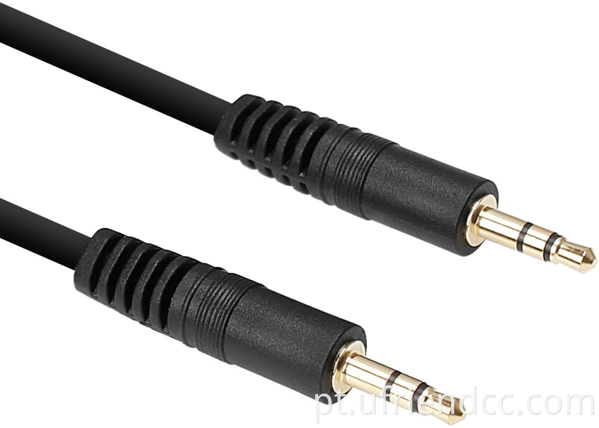 DONNGGUANG FACTORY AUDIO AUX AUX CABE JACK 3,5mm Male para Male